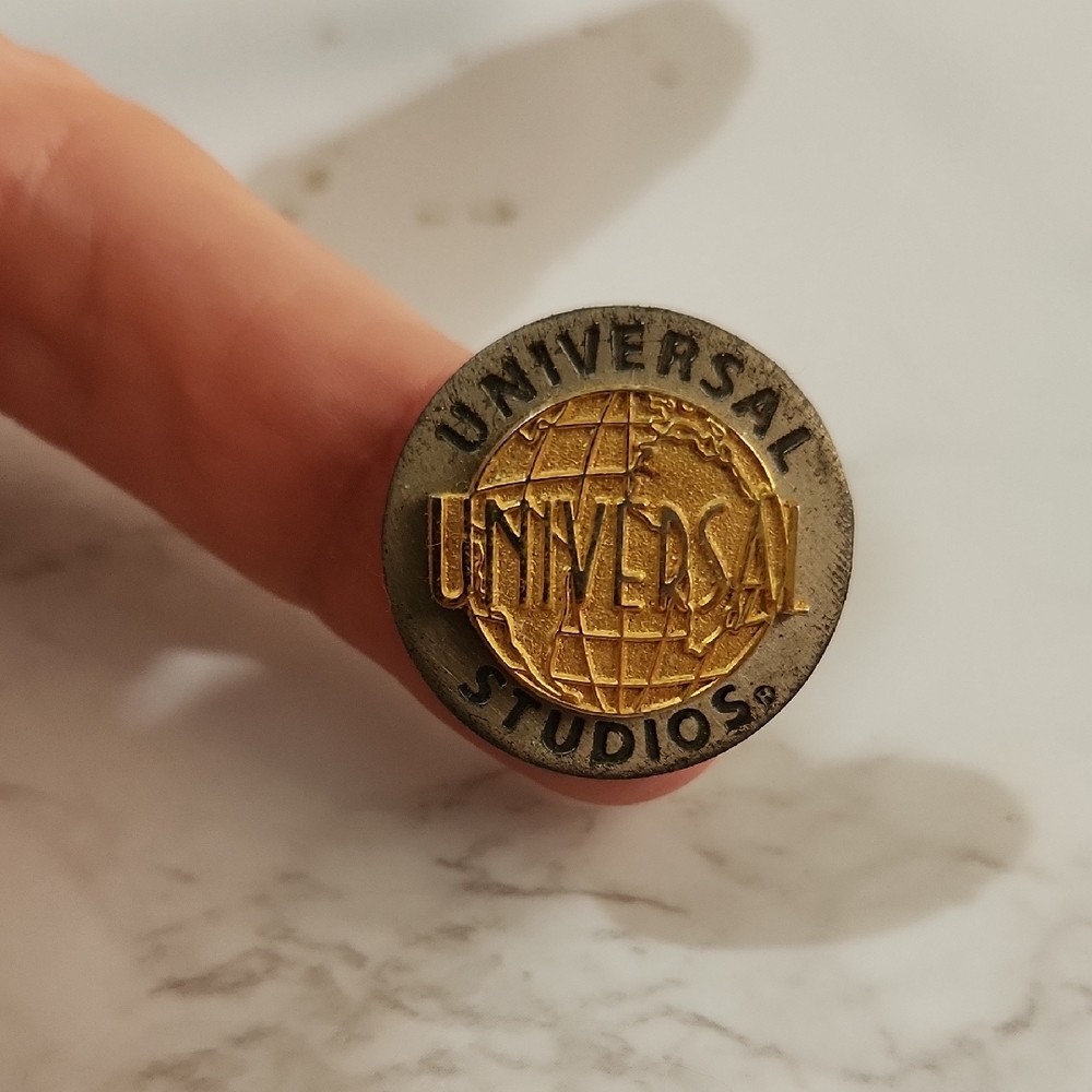 Universal Gold Globe Emblem Pin